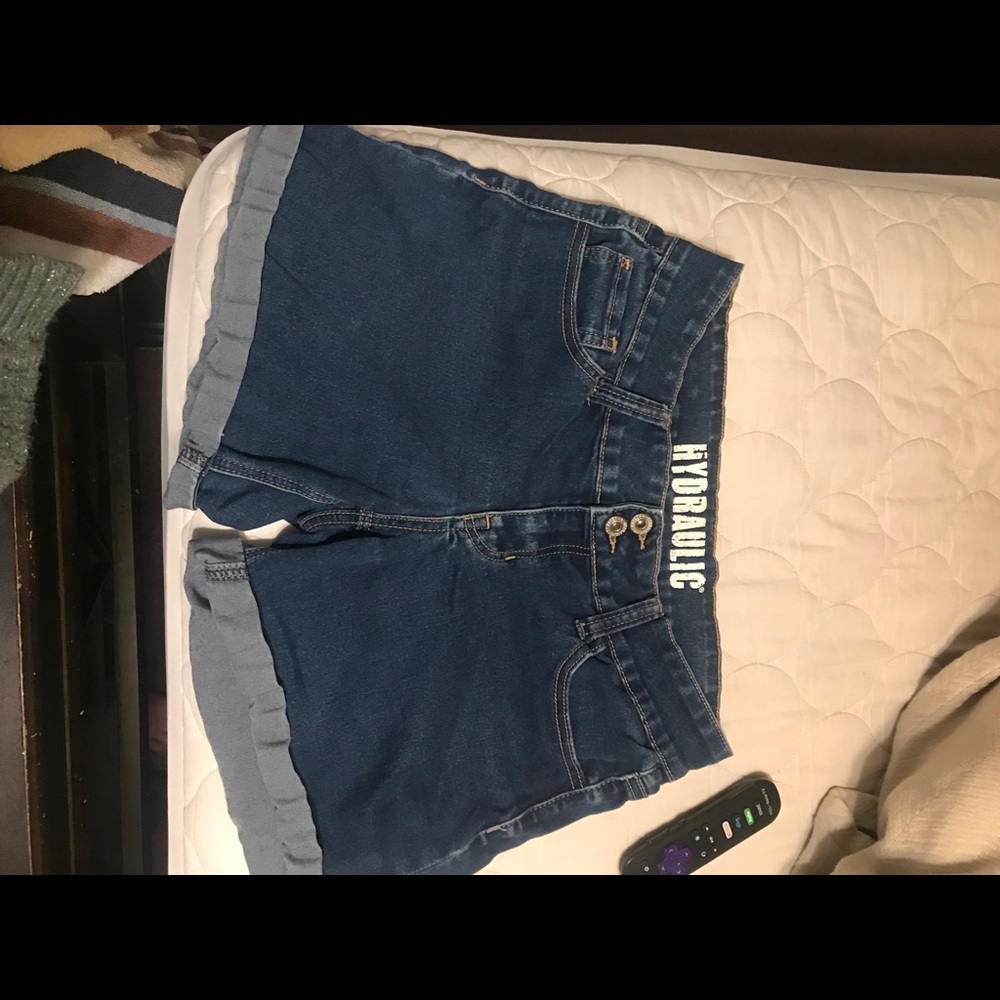 Size 13 High Waisted, long inseam shorts